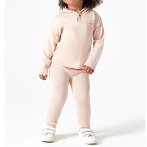Girl Hooded Sweater and Pant Set